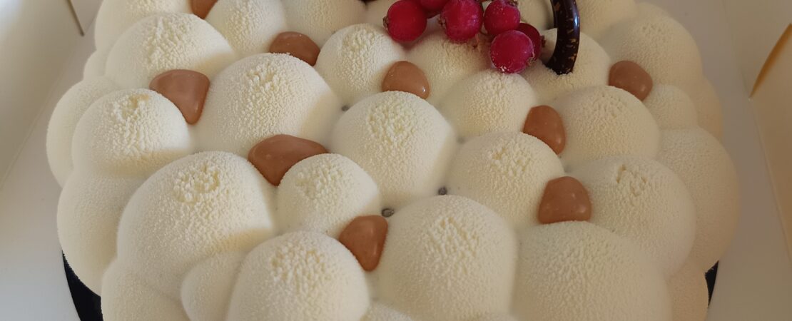entremet vanille caramel