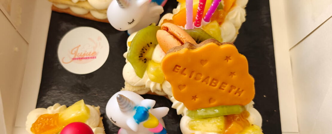 number cake fruits exotiques chiffre 3 elisabeth